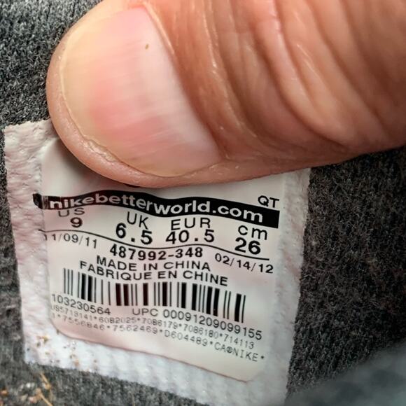 Nike Womens Shoes Air Max Livestrong Running White Turquoise 487992-348. Size 9 - Picture 7 of 7